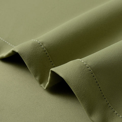 Rose Outdoor Curtains, Waterproof Thermal Insulated Blackout, Tab Top Velcro Detachable 1 Panel