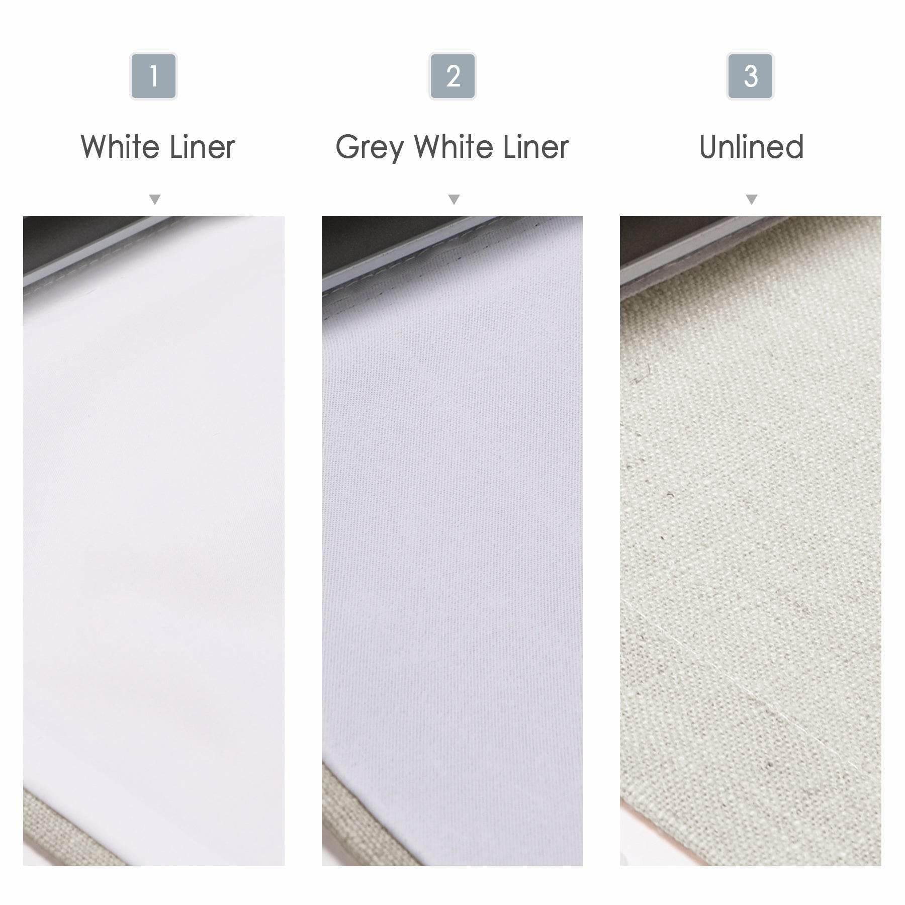 1908 Roman Shade Velcro Faux Linen Light Filtering, Blackout, Room Darkening, Installation Hardware Included - Cololeaf -- #0 Snow White
