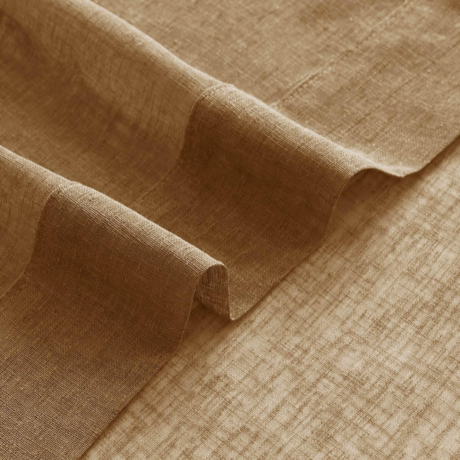 B01 Linen Textured Airy Sheer Curtain Grommet - Cololeaf -- #30 Light Grey