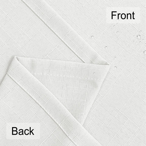 Thalia Linen Blend Outdoor Curtain Custom Made 1 Panel