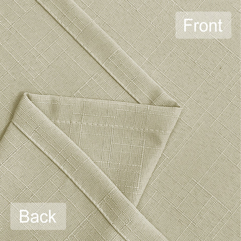 Thalia Linen Blend Outdoor Curtain Custom Made 1 Panel