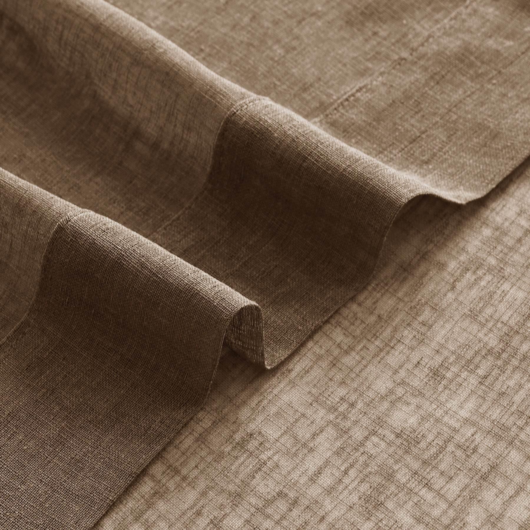 B01 Linen Textured Airy Sheer Curtain Grommet - Cololeaf -- #30 Light Grey