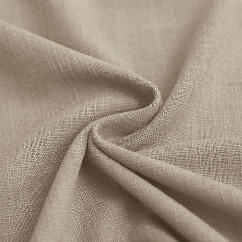 1908 Linen Blend Breathable & Natural Curtain Tab Top - Cololeaf -- #7 Tapioca