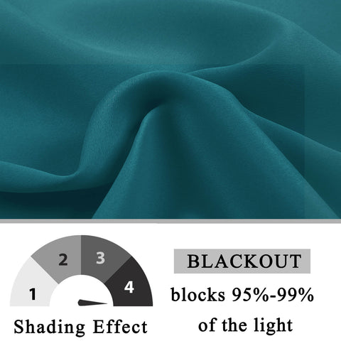Atlanta Extra Long Room Darkening Curtains Thermal Insulated Noise Reducing Grommet 1 Panel