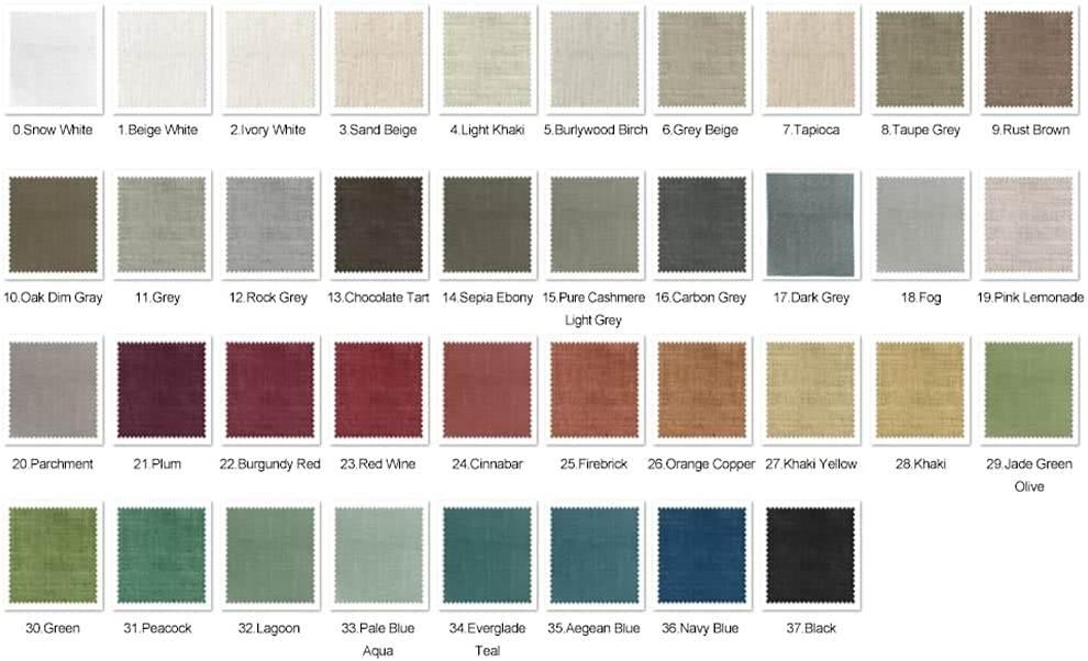 1908 Liz Fabric Sample Book, 60-80% Blackout Linen Blend, 350 gsm - Cololeaf -- 