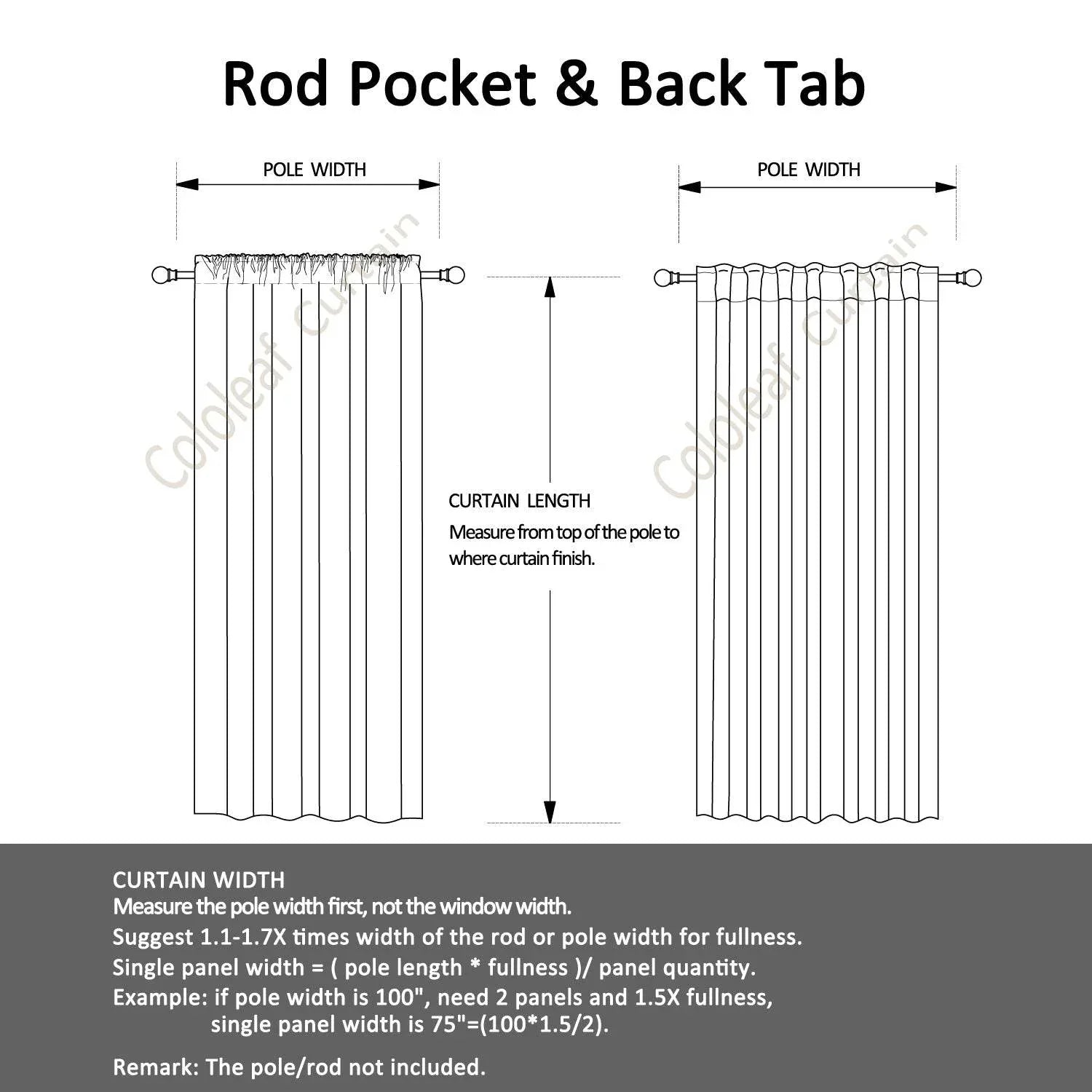 MJ11 Soft Soundproof Luxury Velvet Blackout Drapes Back Tab and Rod Pocket 2 In 1 - Cololeaf -- 107# Moss