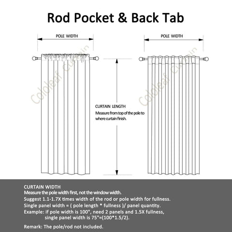 MJ11 Soft Soundproof Luxury Velvet Blackout Drapes Back Tab and Rod Pocket 2 In 1 - Cololeaf -- 107# Moss