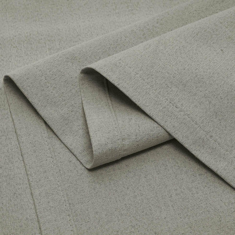 OY66 Ultra-Soft Blackout Double-Sided Lightweight Linen Curtain Grommet - Cololeaf -- #1 Greyish Beige