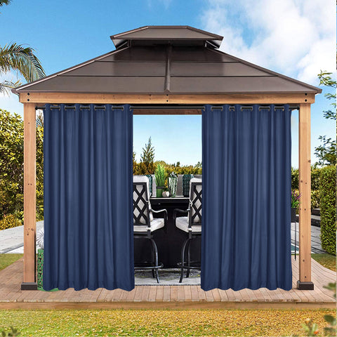 Cary Canvas Outdoor Curtain Custom Made 1 Panel