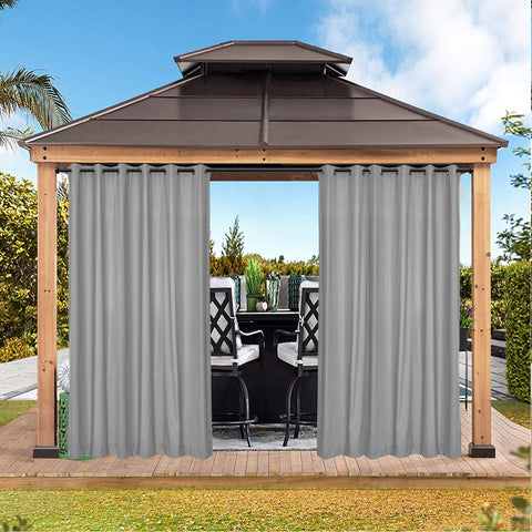 Cary Canvas Outdoor Curtain Custom Made 1 Panel