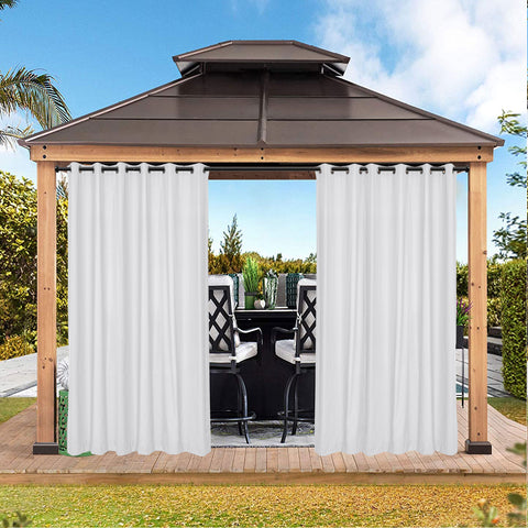 Cary Canvas Outdoor Curtain Custom Made 1 Panel