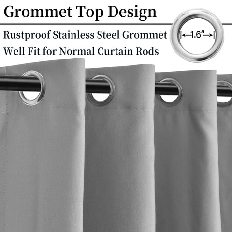 Cary Canvas Outdoor Curtain Custom Made 1 Panel