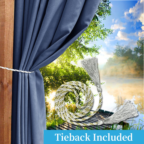 Cary Canvas Outdoor Curtain Custom Made 1 Panel
