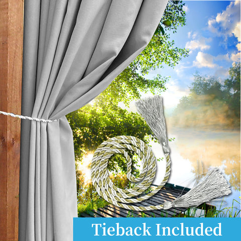 Cary Canvas Outdoor Curtain Custom Made 1 Panel