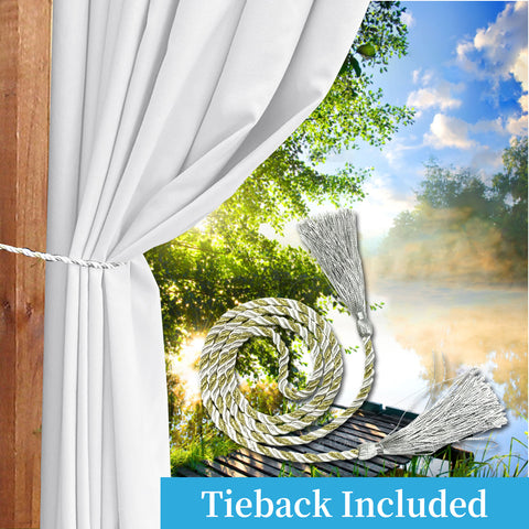 Cary Canvas Outdoor Curtain Custom Made 1 Panel