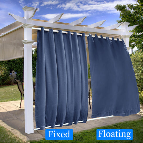 Cary Canvas Outdoor Curtain Custom Made 1 Panel