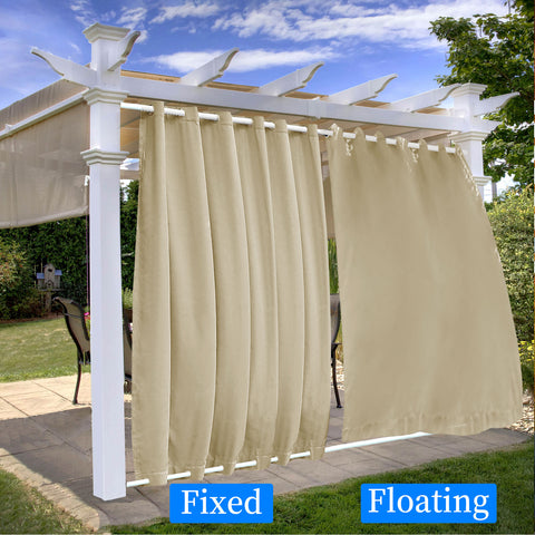 Cary Canvas Outdoor Curtain Custom Made 1 Panel