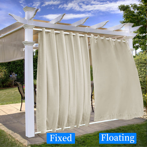 Cary Canvas Outdoor Curtain Custom Made 1 Panel