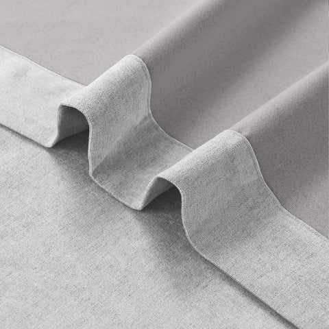 1041 100% Blackout Soft Chenille Linen Blend Curtain Pinch Pleat 1 Panel