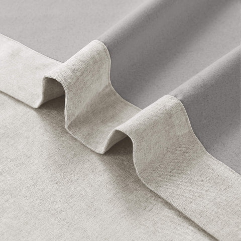 1041 100% Blackout Soft Chenille Linen Blend Curtain Pinch Pleat 1 Panel