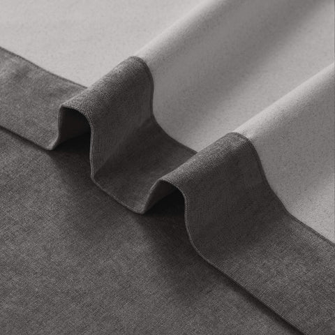 1041 100% Blackout Soft Chenille Linen Blend Curtain Pinch Pleat 1 Panel