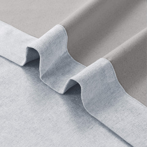 1041 100% Blackout Soft Chenille Linen Blend Curtain Pinch Pleat 1 Panel