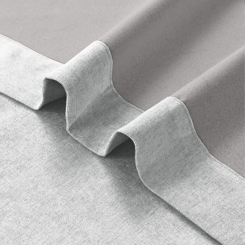 1041 100% Blackout Soft Chenille Linen Blend Curtain Pinch Pleat 1 Panel