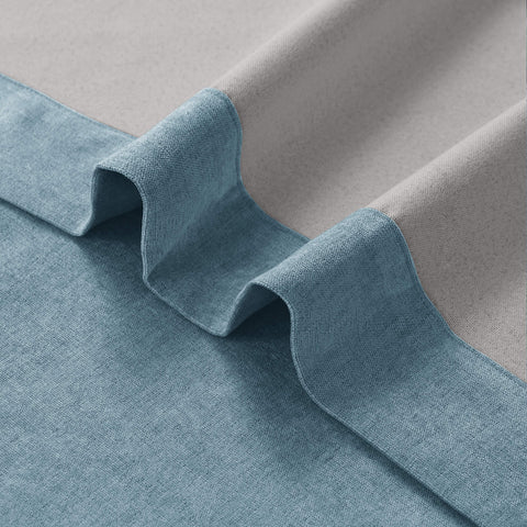 1041 100% Blackout Soft Chenille Linen Blend Curtain Pinch Pleat 1 Panel