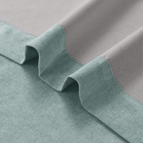 1041 100% Blackout Soft Chenille Linen Blend Curtain Pinch Pleat 1 Panel