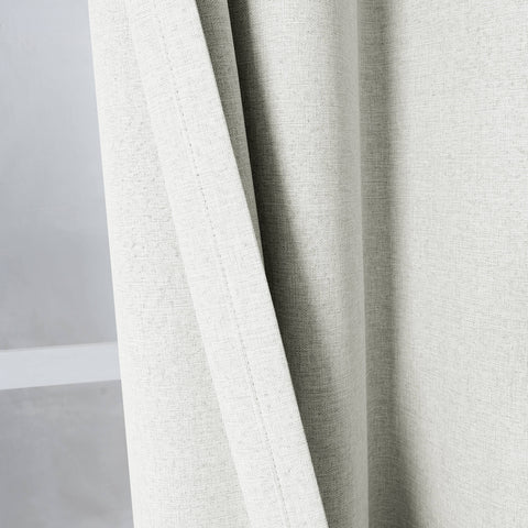 3009 Reversible 100% Blackout Linen Blend Curtain Pinch Pleat 1 Panel