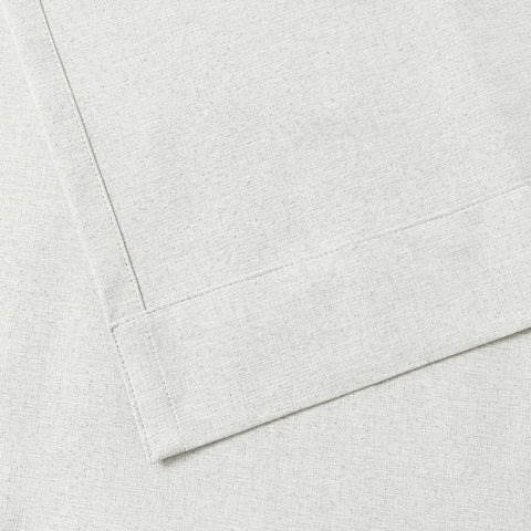 3009 Reversible 100% Blackout Linen Blend Curtain Pinch Pleat 1 Panel