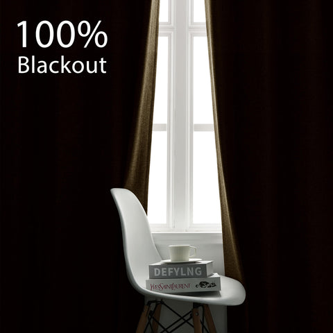 3009 Reversible 100% Blackout Linen Blend Curtain Pinch Pleat 1 Panel
