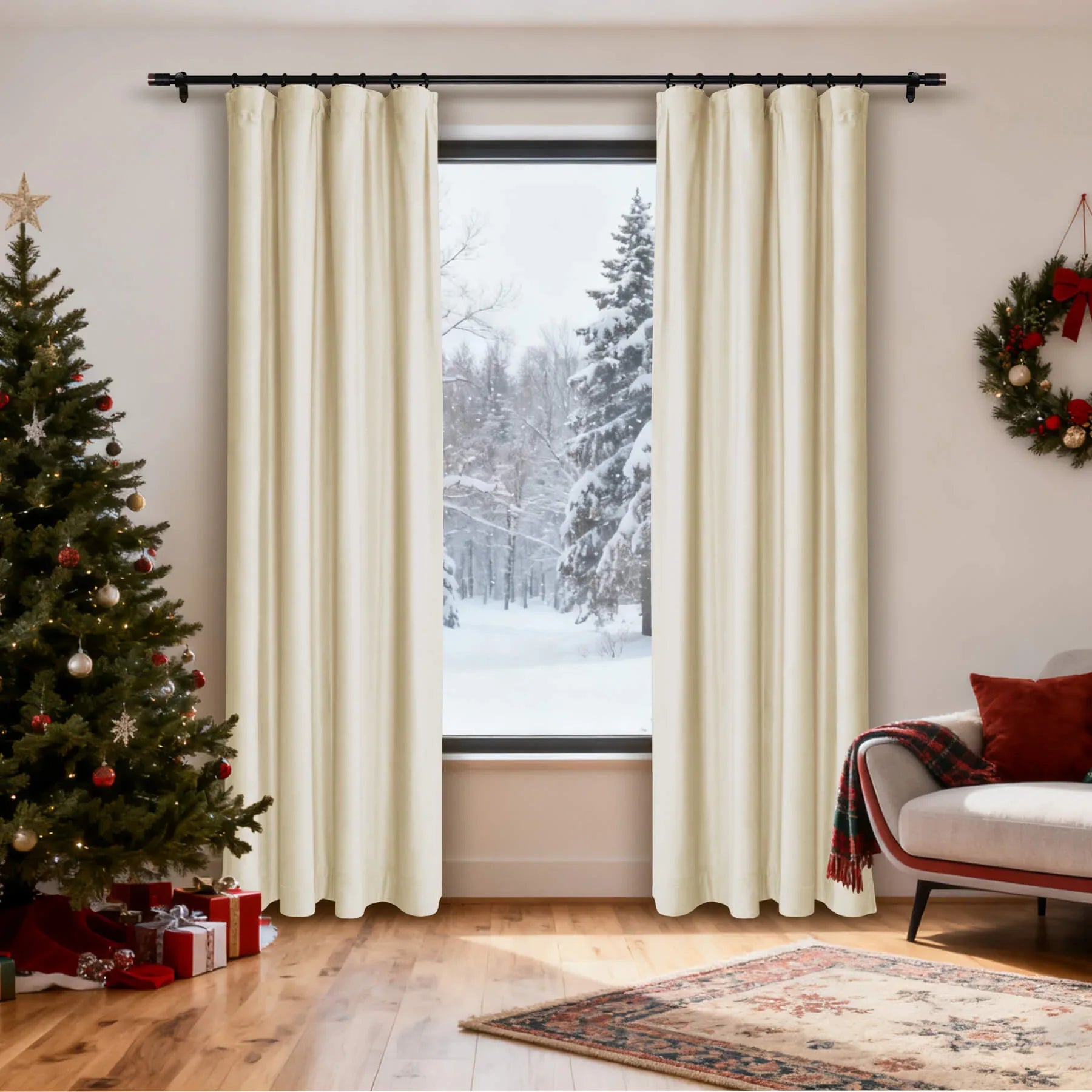 Cololeaf-Christmas-Soft-Luxury-Velvet-Blackout-Drapes-Thermal-Curtains-Beige_6 - Cololeaf