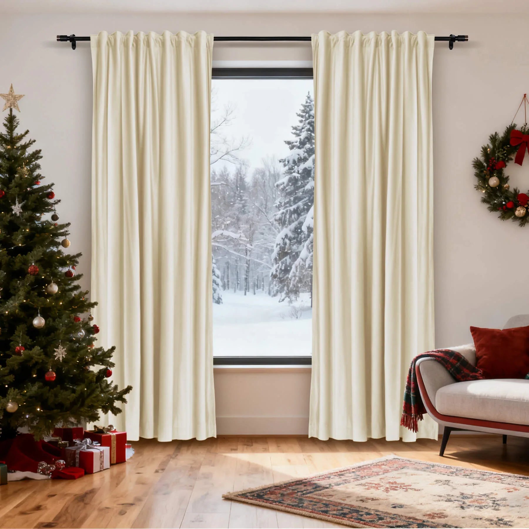 Cololeaf-Christmas-Soft-Luxury-Velvet-Blackout-Drapes-Thermal-Curtains-Beige_7 - Cololeaf
