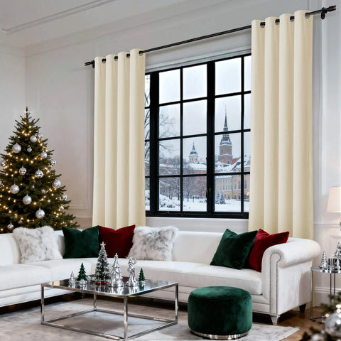 Cololeaf-Christmas-Soft-Luxury-Velvet-Blackout-Drapes-Thermal-Curtains-Beige_8 - Cololeaf