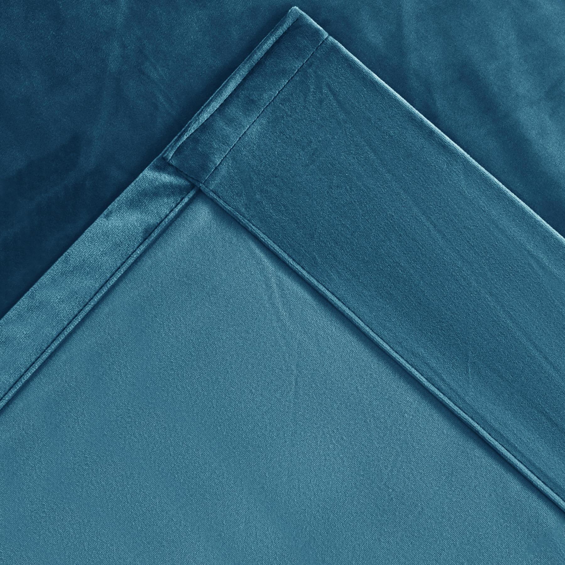 Cololeaf-Christmas-Soft-Luxury-Velvet-Blackout-Drapes-Thermal-Curtains-Blue_4 - Cololeaf