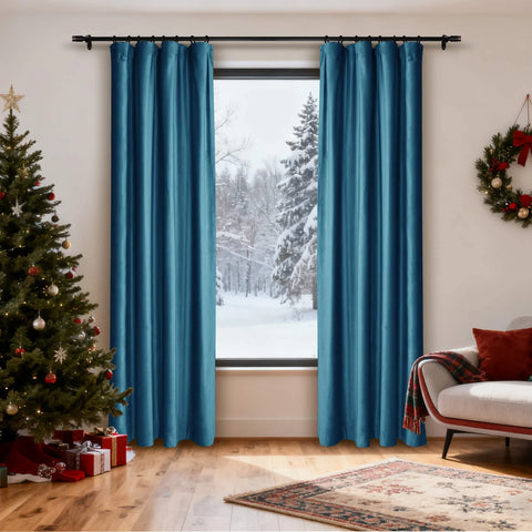 Cololeaf-Christmas-Soft-Luxury-Velvet-Blackout-Drapes-Thermal-Curtains-Blue_6 - Cololeaf