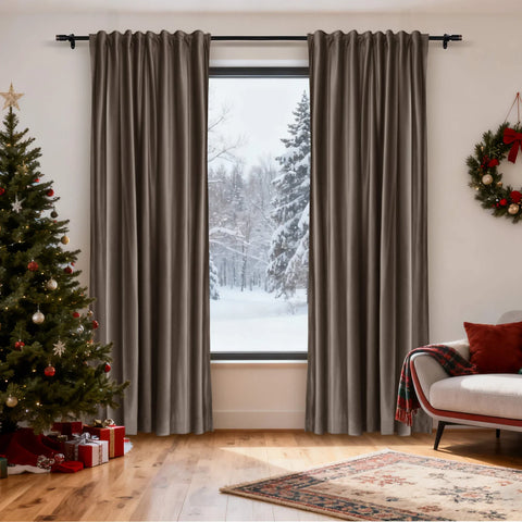 Cololeaf-Christmas-Soft-Luxury-Velvet-Blackout-Drapes-Thermal-Curtains-Brown_7 - Cololeaf