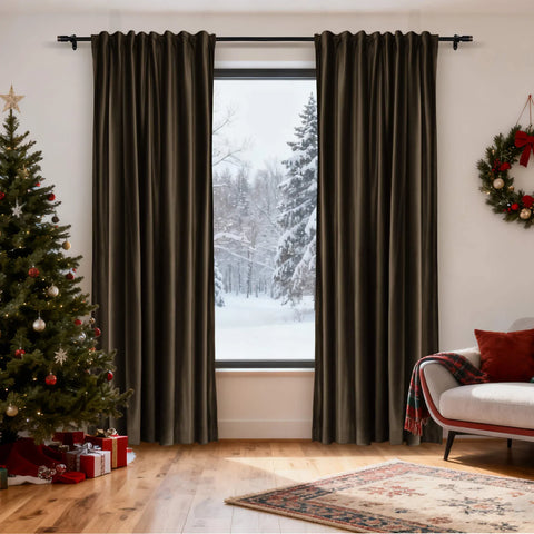 Cololeaf-Christmas-Soft-Luxury-Velvet-Blackout-Drapes-Thermal-Curtains-Chocolate_7 - Cololeaf