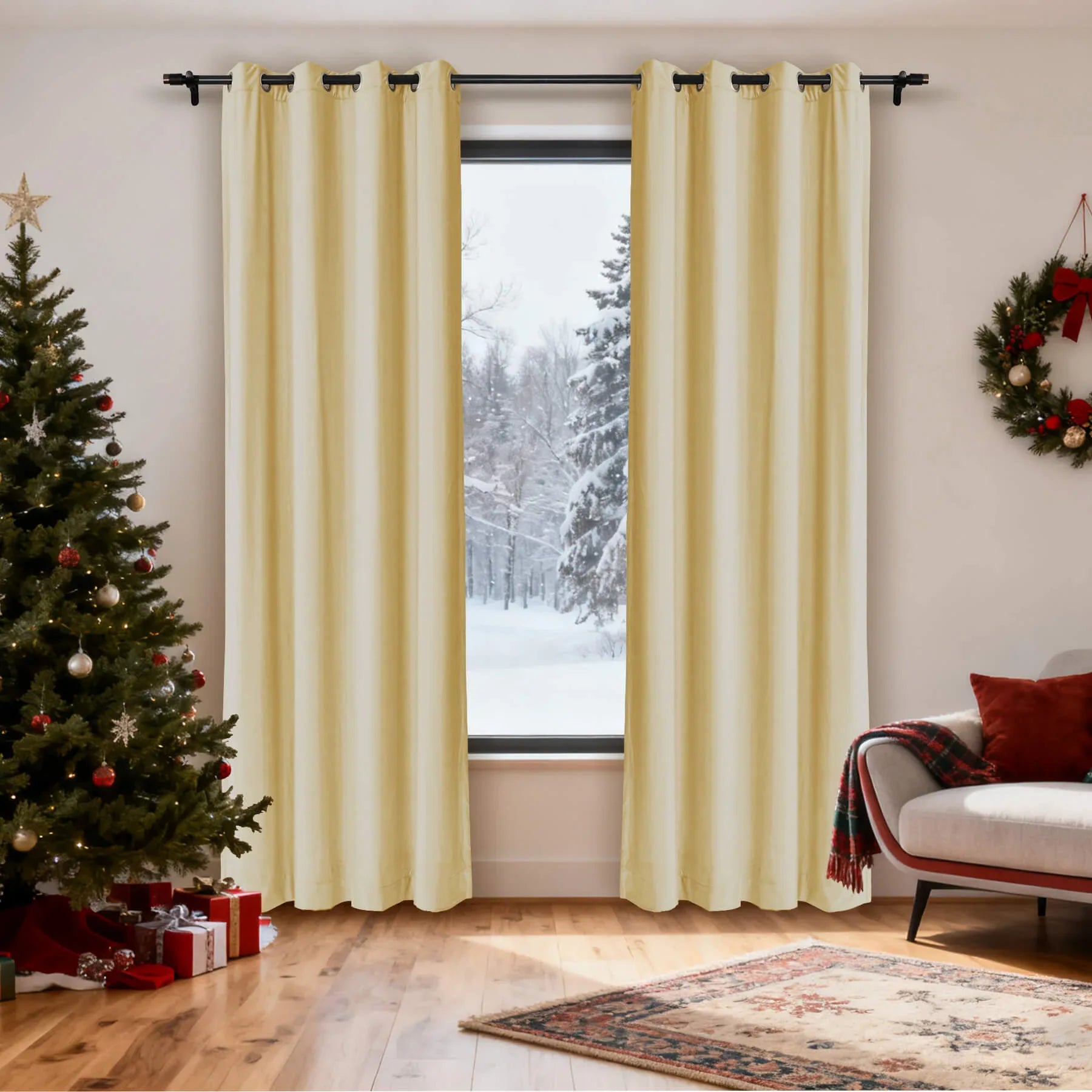 Cololeaf-Christmas-Soft-Luxury-Velvet-Blackout-Drapes-Thermal-Curtains-Cream_5 - Cololeaf
