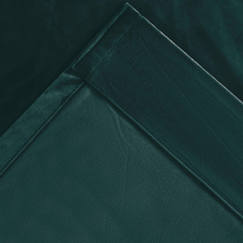 MJ11 Christmas Soft Velvet Blackout Drapes For Bedroom Living Room Holiday Decorations 1 Panel