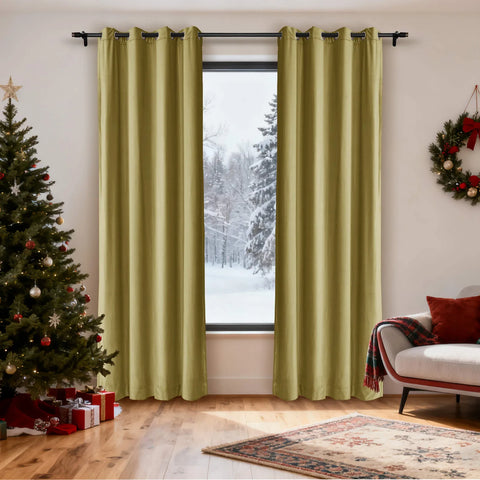 Cololeaf-Christmas-Soft-Luxury-Velvet-Blackout-Drapes-Thermal-Curtains-Fawn_5 - Cololeaf