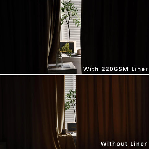 MJ11 Christmas Soft Velvet Blackout Drapes For Bedroom Living Room Holiday Decorations 1 Panel