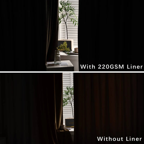 MJ11 Christmas Soft Velvet Blackout Drapes For Bedroom Living Room Holiday Decorations 1 Panel