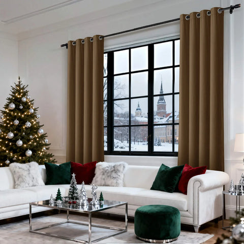 Cololeaf-Christmas-Soft-Luxury-Velvet-Blackout-Drapes-Thermal-Curtains-Java_8 - Cololeaf