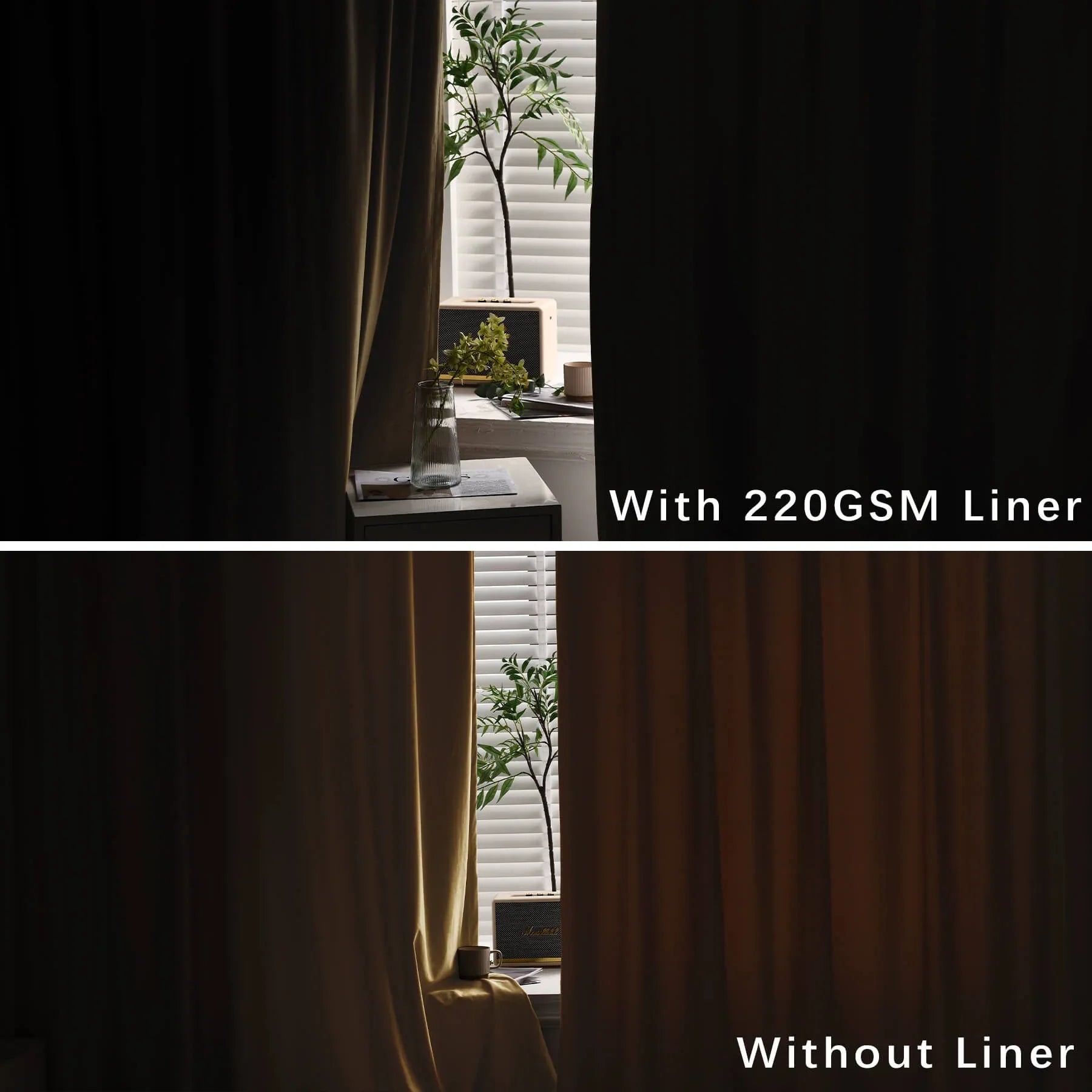 Cololeaf-Christmas-Soft-Luxury-Velvet-Blackout-Drapes-Thermal-Curtains-Kakhi_1 - Cololeaf