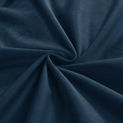 MJ11 Christmas Soft Velvet Blackout Drapes For Bedroom Living Room Holiday Decorations 1 Panel