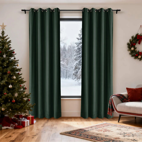 Cololeaf-Christmas-Soft-Luxury-Velvet-Blackout-Drapes-Thermal-Curtains-Moss_5 - Cololeaf