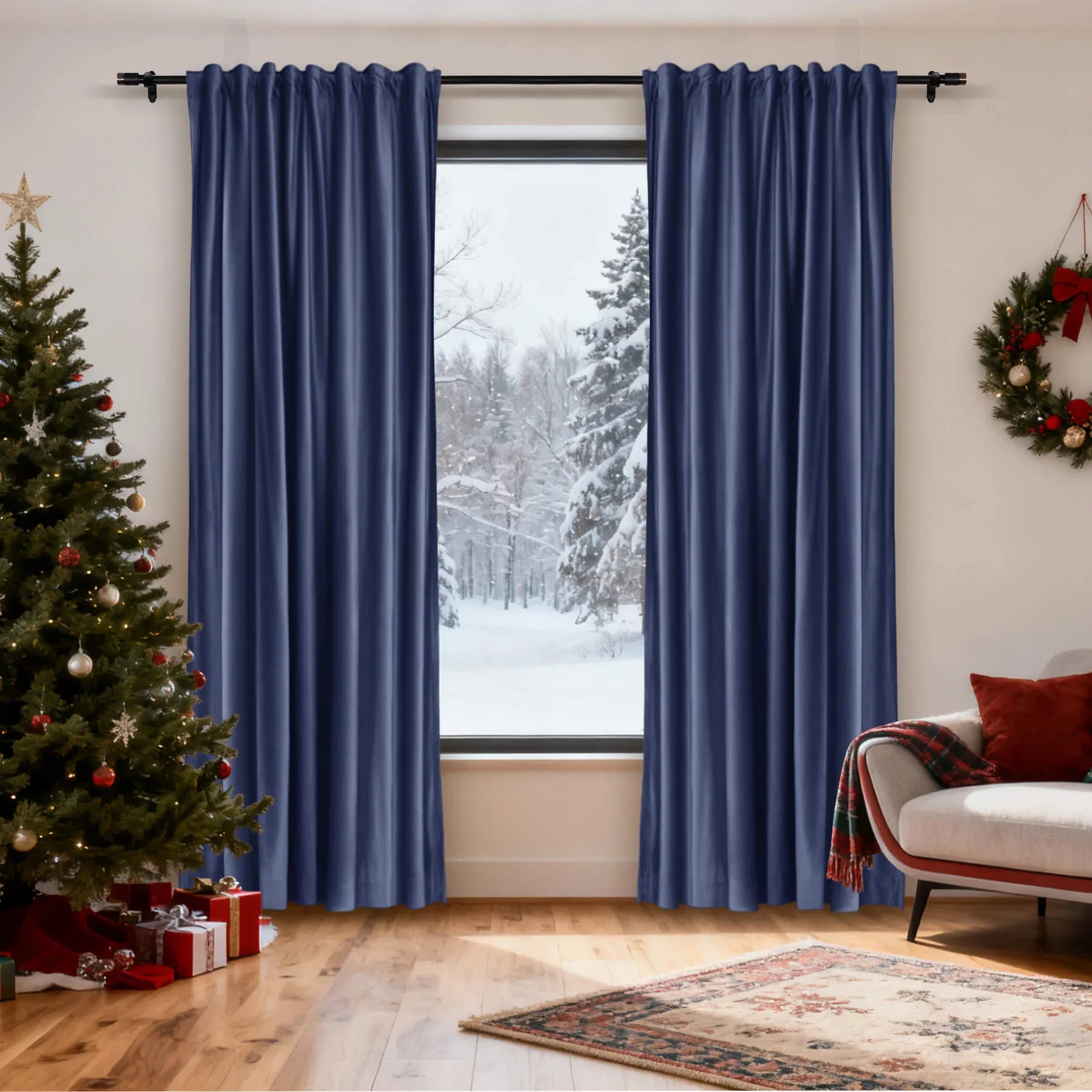 Cololeaf-Christmas-Soft-Luxury-Velvet-Blackout-Drapes-Thermal-Curtains-Ocean-Blue_7 - Cololeaf
