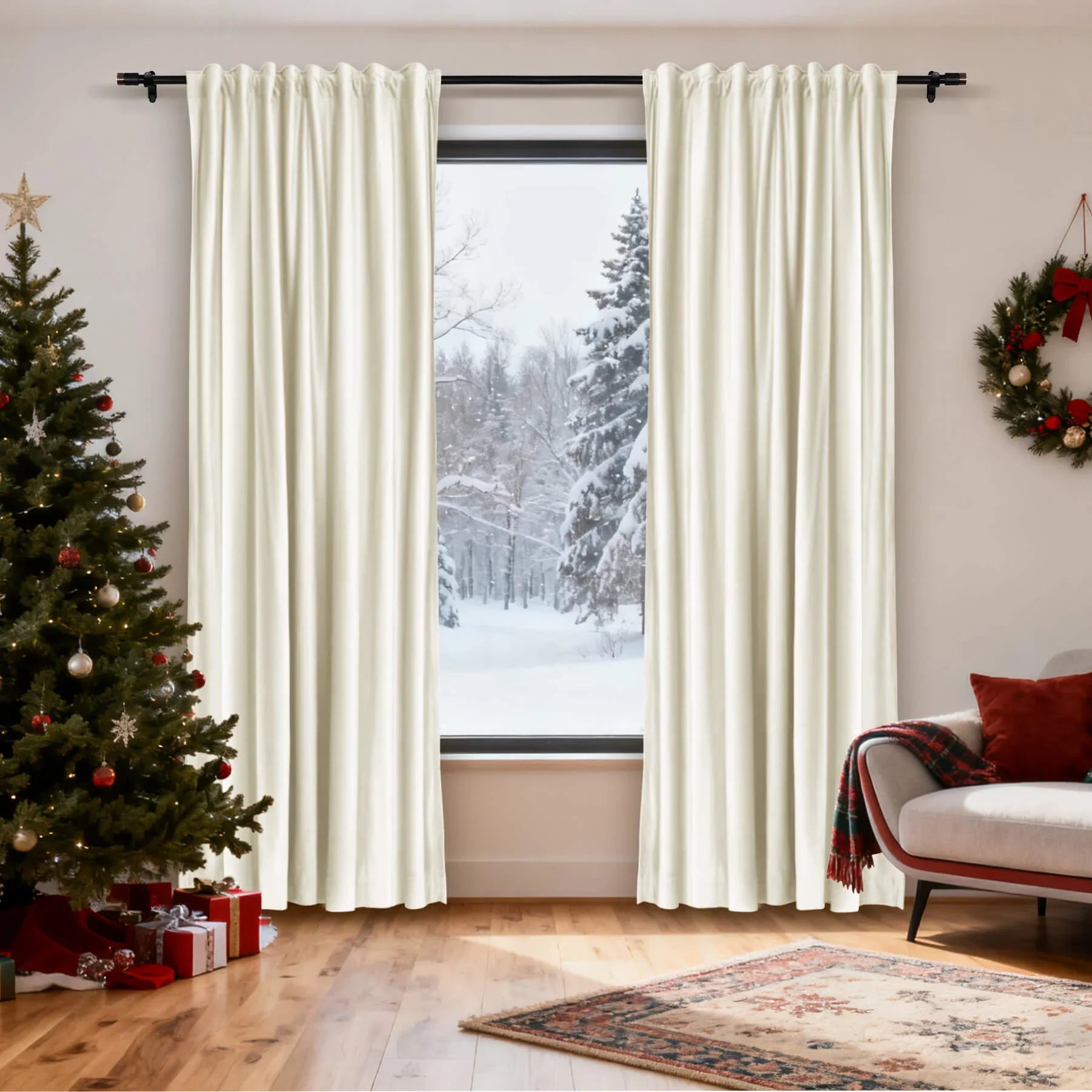 Cololeaf-Christmas-Soft-Luxury-Velvet-Blackout-Drapes-Thermal-Curtains-Off-White_7 - Cololeaf